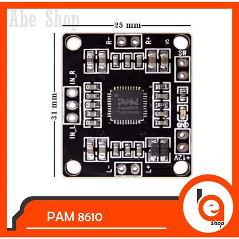 Jual PAM 8610 Power Amplifier Class D Pam8610 2x15watt PAM8610 | Shopee ...