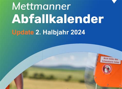 Abfallkalender-Update fürs zweite Halbjahr ist online