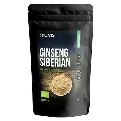 Ginseng Siberian Pulbere Ecologica Bio G Niavis