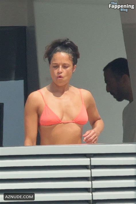 Michelle Rodriguez Flashes Sexy Bikini On Sardinian Boat Day AZNude