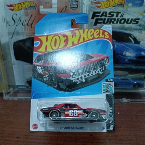 Jual Hot Wheels Custom Camaro Merah Shopee Indonesia