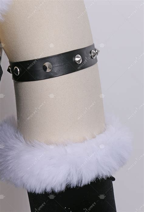 Women Plus Size Hime Derivative Sexy Lingerie Set Costume Christmas Furry Bodysuit With Gloves