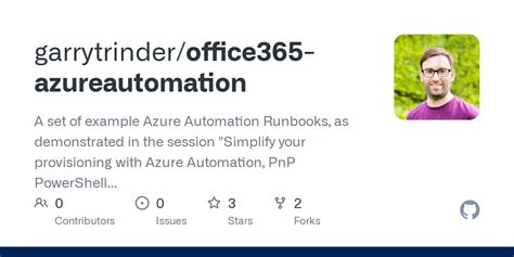 GitHub Garrytrinder Office365 Azureautomation A Set Of Example Azure