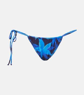 String Bikini Bottoms In Blue Same Mytheresa