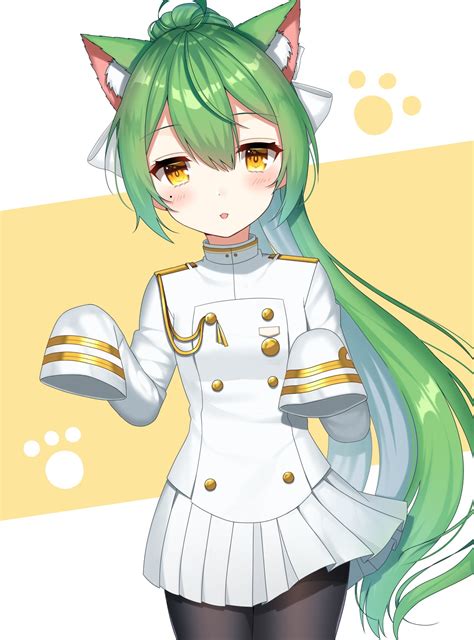 wallpaper akashi azur lane takao azur lane telinga hewan cosplay