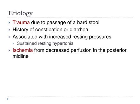 PPT Hemorrhoids And Anal Fissures PowerPoint Presentation Free