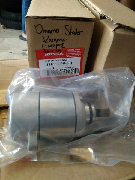 Jual Dinamo Starter Stater Karisma Dan Supra X Original Honda Asli