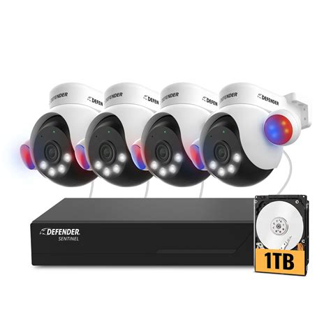 AI Powered Sentinel 4K PTZ Wired 8 Channel PoE NVR Security System, 4