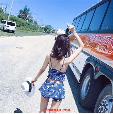 Bikini Femme Blanc Art Maillot De Bain Bikini Mince Conservateur Pas Cher