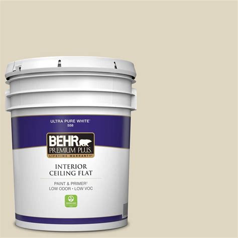 BEHR PREMIUM PLUS 5 Gal HDC NT 15 Rococo Beige Ceiling Flat Interior