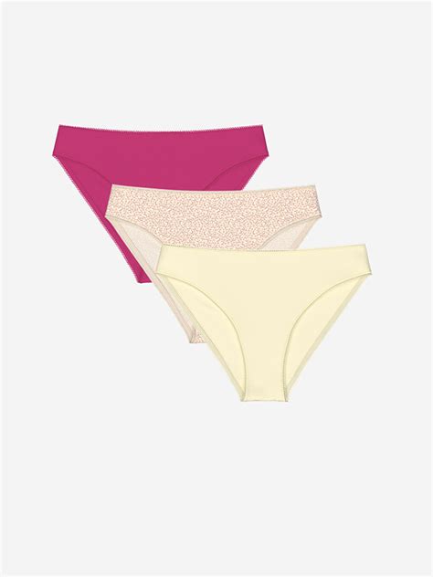 LCW DREAM Karışık Desenli Bikini Külot 3 lü Paket W4L304Z8 QBC LCW