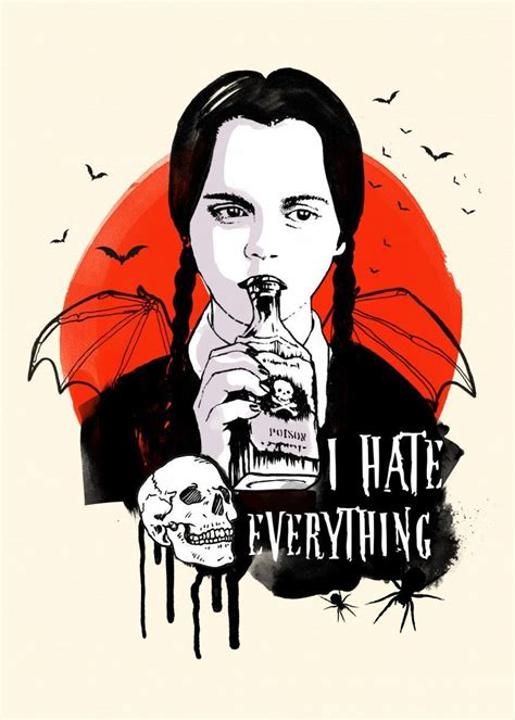 Merlina Addams Stickers Para Imprimir Todo Peques