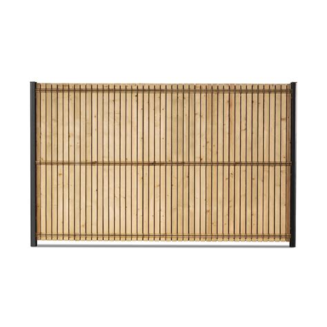 Oferta De Panel R Gido Con Postes Met Licos Y Ocultaci N En Madera Para