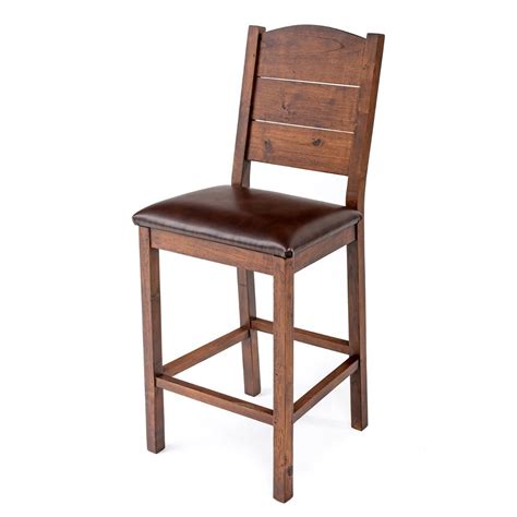 Rustic Barnwood Bar Stool Design 1