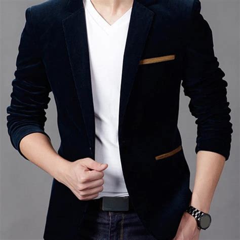 Men Korean Formal Suit Slims Wedding Suit Velvet B... – Vicedeal