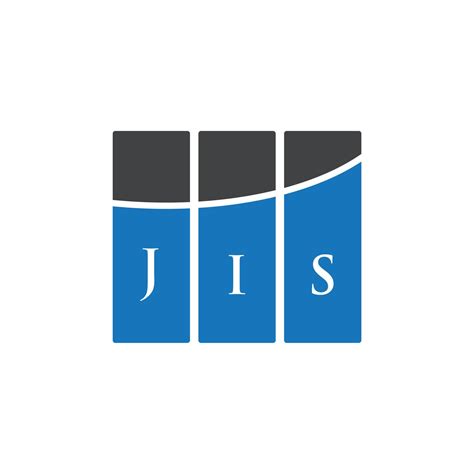 Jis Letter Logo Design On White Background Jis Creative Initials