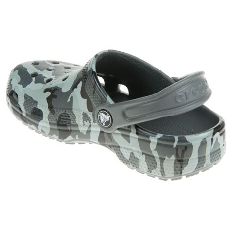 Crocs Kids Classic Clog Black Grey 207594 097 Boys Sandals