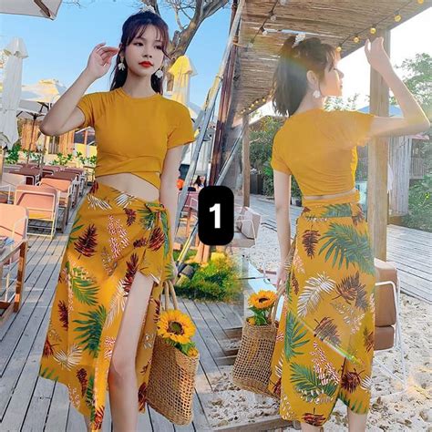 MẪU MỚI Bộ đồ bơi set bikini 3 chi tiết kèm khăn đi biển Set bộ đồ bơi cho nữ 3 chi tiết rất