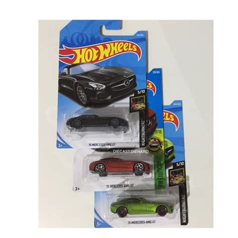 Mattel Hot Wheels Mercedes Amg Gt Shopee Malaysia