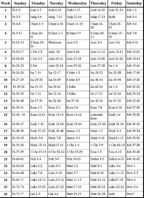 Plan For Reading Thru The Bible And January S Schedule Daily Bible