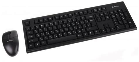 Клавіатура+миша безпровідні A4Tech 3100 N (GK-85+G3-220N) R=15m Black ...