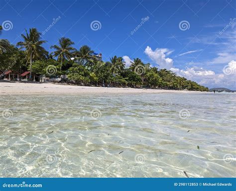 Low Angle View Of Dumaluan Beach In Panglao Island Bohol Philippines