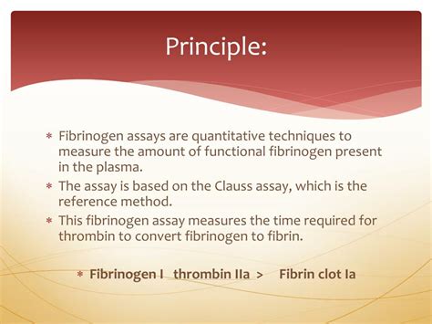 PPT - Quantitative Fibrinogen PowerPoint Presentation, free download ...