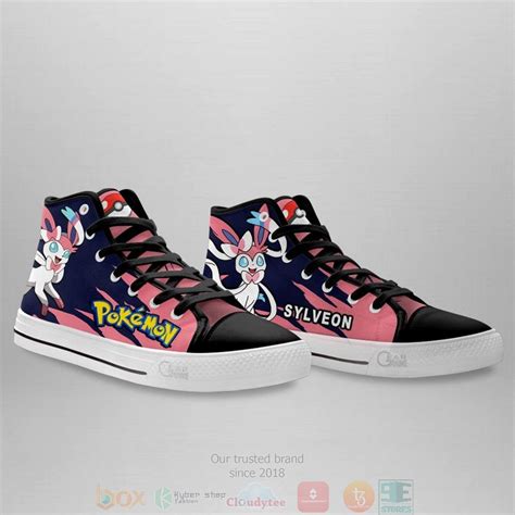 HOT Pokemon Sylveon Anime Canvas High Top Sneaker Express Your Unique Style With BoxBoxShirt