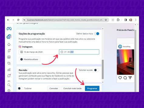 Como Programar Um Post No Instagram