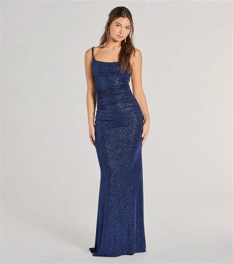blue sparkly dresses for prom 4