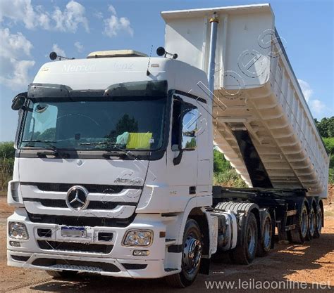 Leilão Online VÍdeo CaminhÃo Mercedes Benz Actros 2646 Ls 6x2