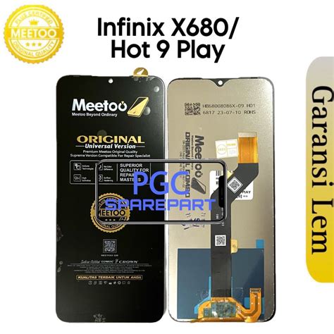 Jual MEETOO LCD Touchscreen Fullset Infinix Hot 9 Play X680 X680B X680C GARANSI LEM