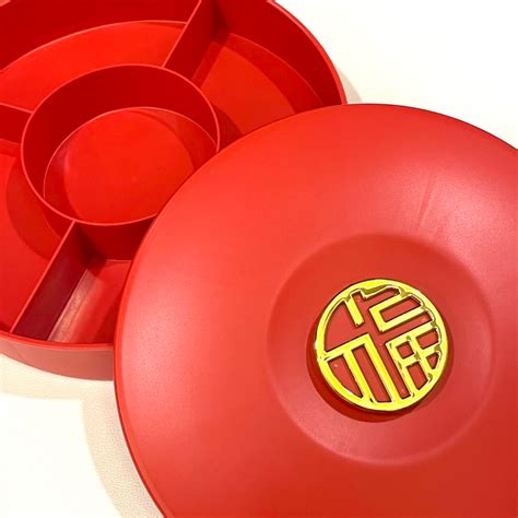 Merah Toples Candy Tray Candy Box Chinese New Year Hamperstoples