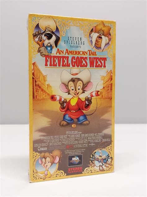 VHS Tape an American Tail: Fievel Goes West 1991 - Etsy