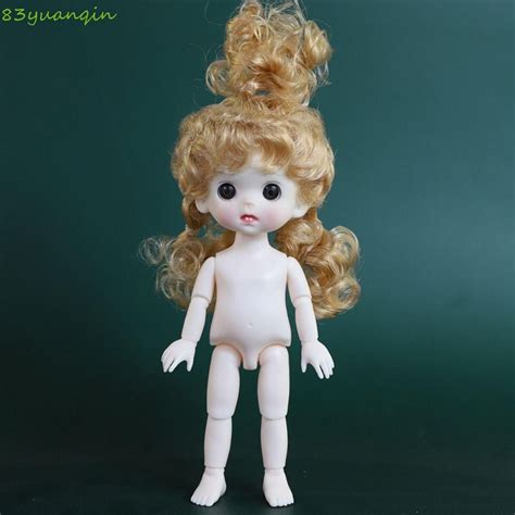 YUANQIN Nude Joints Doll DIY Moveable BJD Movable Joint Doll Body Mini Doll Toy Cm