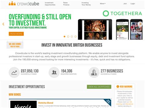 Crowd Equity Platform Crowdcube Raises $9.3M From Numis, Draper And