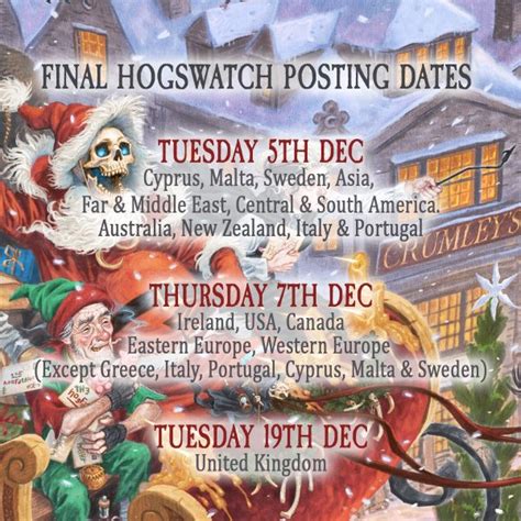 Hogswatch Holiday Delivery Guide Discworld Emporium