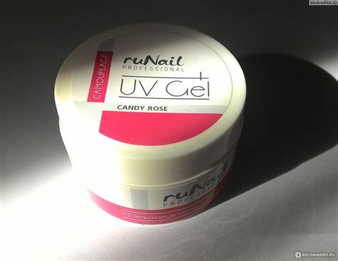 Гель для наращивания ногтей RuNail Камуфлирующий "Candy Rose" - «Еще ...