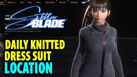 Daily Knitted Dress Suit Location Stellar Blade YouTube