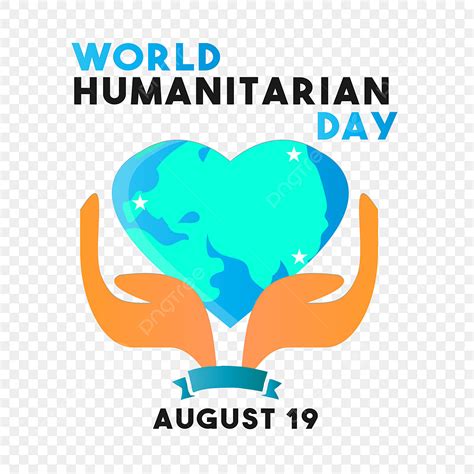 World Humanitarian Day Vector Hd Png Images World Humanitarian Day