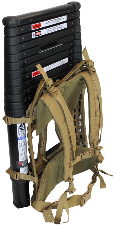 16' Tactical Telescoping Ladder with Ladder Pack - Rapid Assault Tools