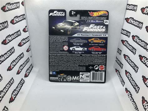 2019 Hot Wheels 77 Pontaic Firebird T A Fast And Furious Premium 1 4 Mile Muscle