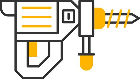 Rotary Hammer Line Two Color Icon 47287273 Vector Art At Vecteezy