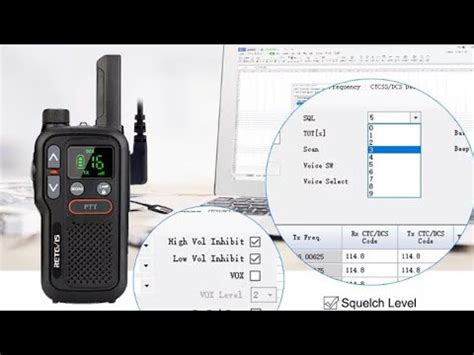 Рация Retevis RB618 программирование - YouTube