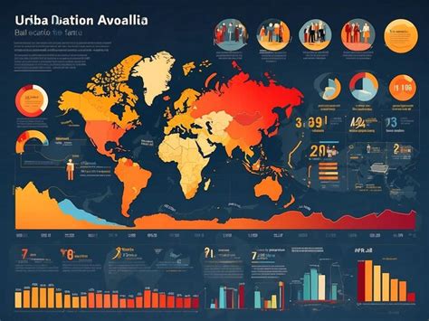 World Population Infographic Premium Ai Generated Image