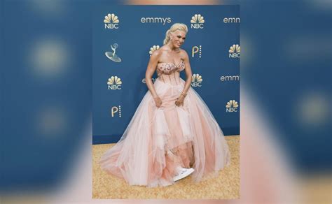 Hannah Waddingham Reveals She Is Wearing Sneakers Under Gown At Emmys