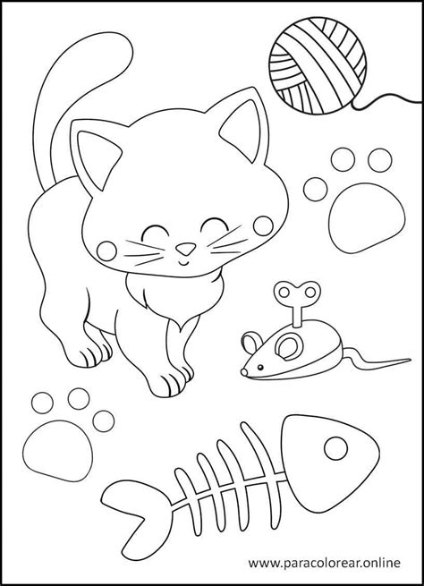 Los Mejores Dibujos De Gatos Para Colorear Imprimir Y Pintar 🐱