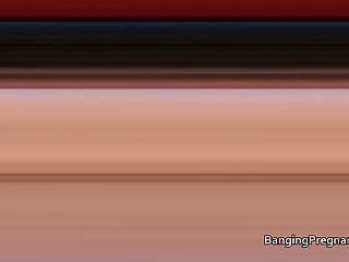 Large Breasted Pregnant Brunette Gets Fucked Hotntubes