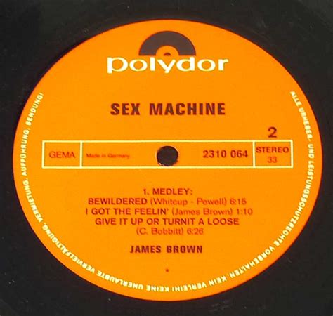 JAMES BROWN Sex Machine Funk Soul Vinyl Album Gallery Vinylrecords