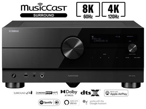 Купить Ресивер для домашнего кинотеатра Yamaha MusicCast RX-A6A: отзывы ...